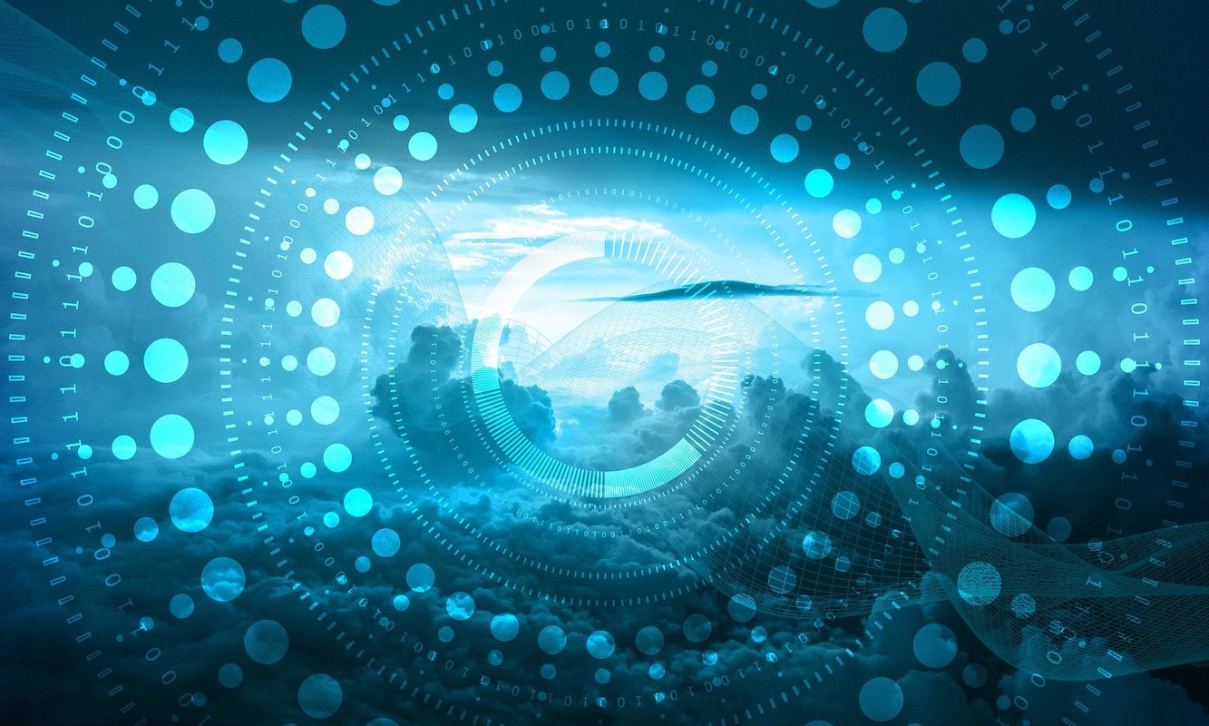 Cloud technology abstract